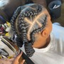 2 Feed In Braids