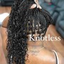 Knotless braids choose size in description