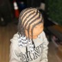 Kid's Braids ponytail style