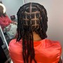 Loc Style Short Ear Length