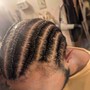 Straight back Cornrows 2-5 (with Hair added)