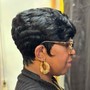 Shampoo and Style natural hair