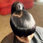 Relaxed Hair Sleek Ponytail/Updo