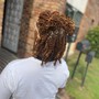 Loc Retwist long hair