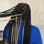 Hip length Med box braids