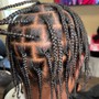 Designer Braids Male Bun