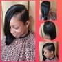 Sew-In Weave with leave out