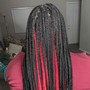 Large Traditional Box Braids