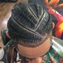 men braids with designs