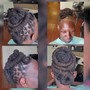 Loc Bun or Ponytail Up Do