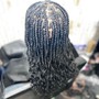 Large Goddess Box Braids Waist Length