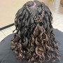 Flat Twists, Two Strand Twists, Finger Coils, Comb Coils