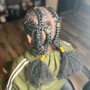 Add on waist cornrows