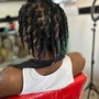 Loc tips colored