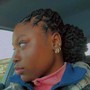 Loc Re-twist NO STYLE ( Ear length )