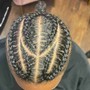 Adult braids (Cornrows)