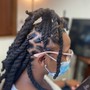 Loc Re-twist NO STYLE ( Mid - back )