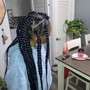 Jumbo Box Braids (Rubber band method)