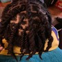 Loc Maintenance (retwist with no style)