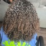 Deep Conditioning Treatment, Silk Press, Shampoo and Style