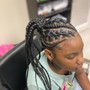 Larg lemonade braids waist length