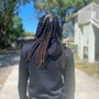 Small Micro locs (Retwist and Style)