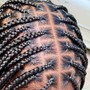 Cornrows braid down for wigs