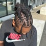 Men Basic Cornrows (2-4 Braids)