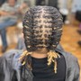 Mid-Back Locs with Ropes