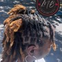 Loc Retwist& style mid back