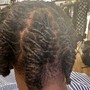 Locs or two strand Style only