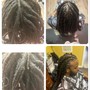 Loc Retwist w/ style