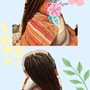 Box Braids on natural  hair ( no added hair)