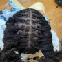 Invisible Loc Twist (on free form hair)