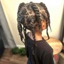 Kid Braids with Natural Hair