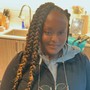 Large Knotless Braids (Back length)