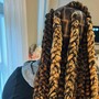 Large Shoulder Length Boho Braids