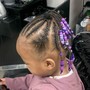 Kid's Braids with Hair 4-8 years old