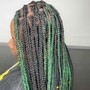 Butt Length Added To Braids Service