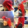 Illusion Locs (faux locs over natural locs)