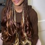 Goddess/boho Knotless box braids