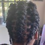 Loc Re-twist (Palm Roll)