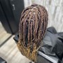 Small Knotless Marley Twist (Midback)