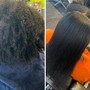 Blowout on Natural Hair