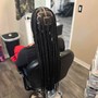 Large knotless Box Braids