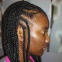 Braided ponytail