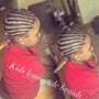 Kids braids with bead ages 6-10