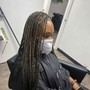 Large faux locs