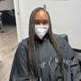 Large faux locs