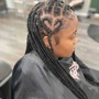 Kid's tribal/lemonade braids